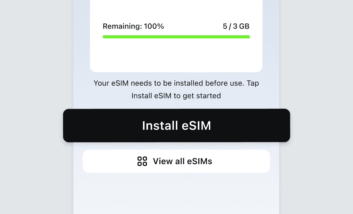 Install Your eSIM