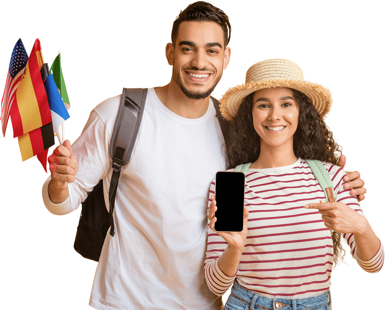 Student using a Gohub Local eSIM