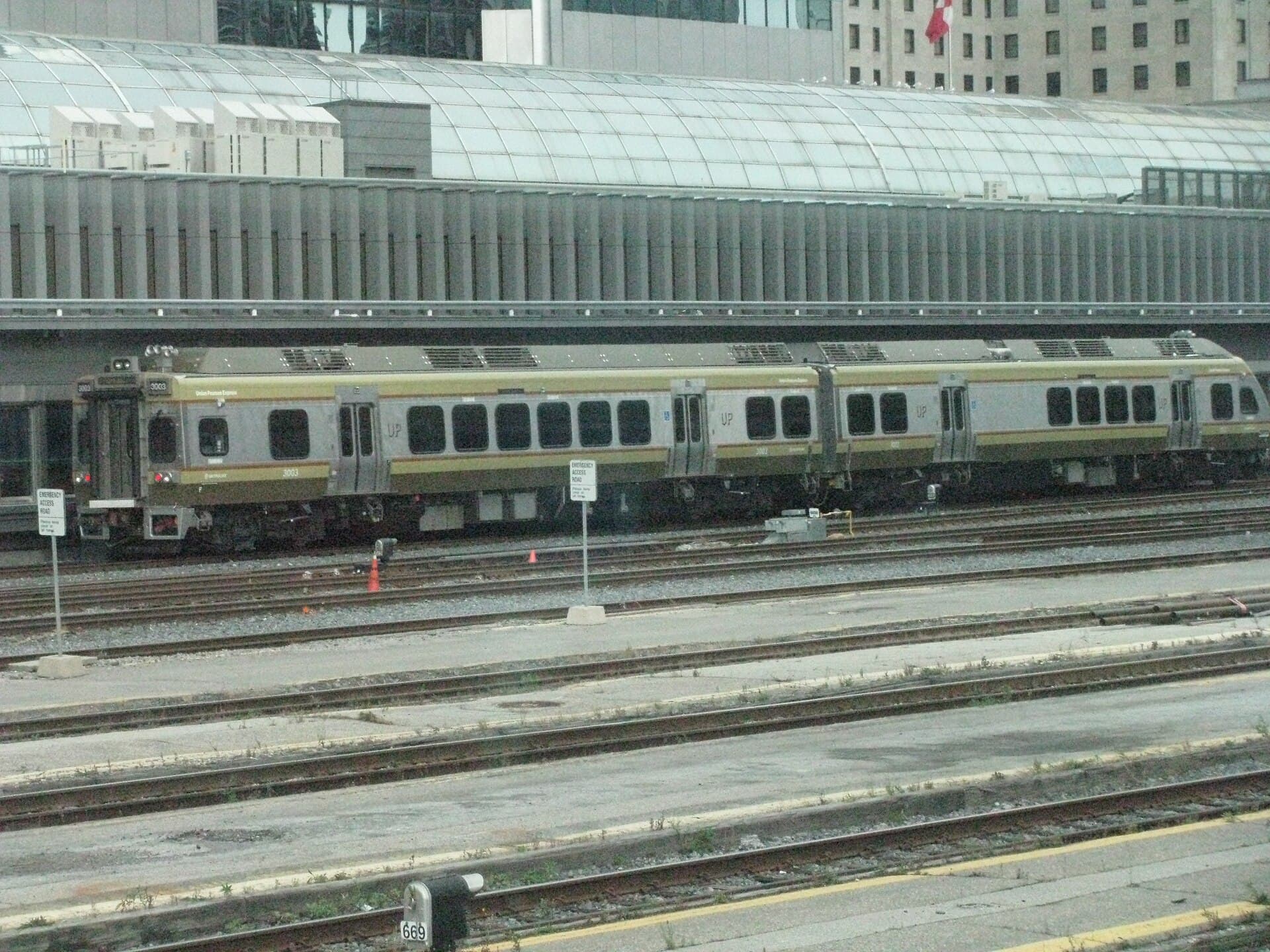 A Fast Airport Express train at the BER airport station platform