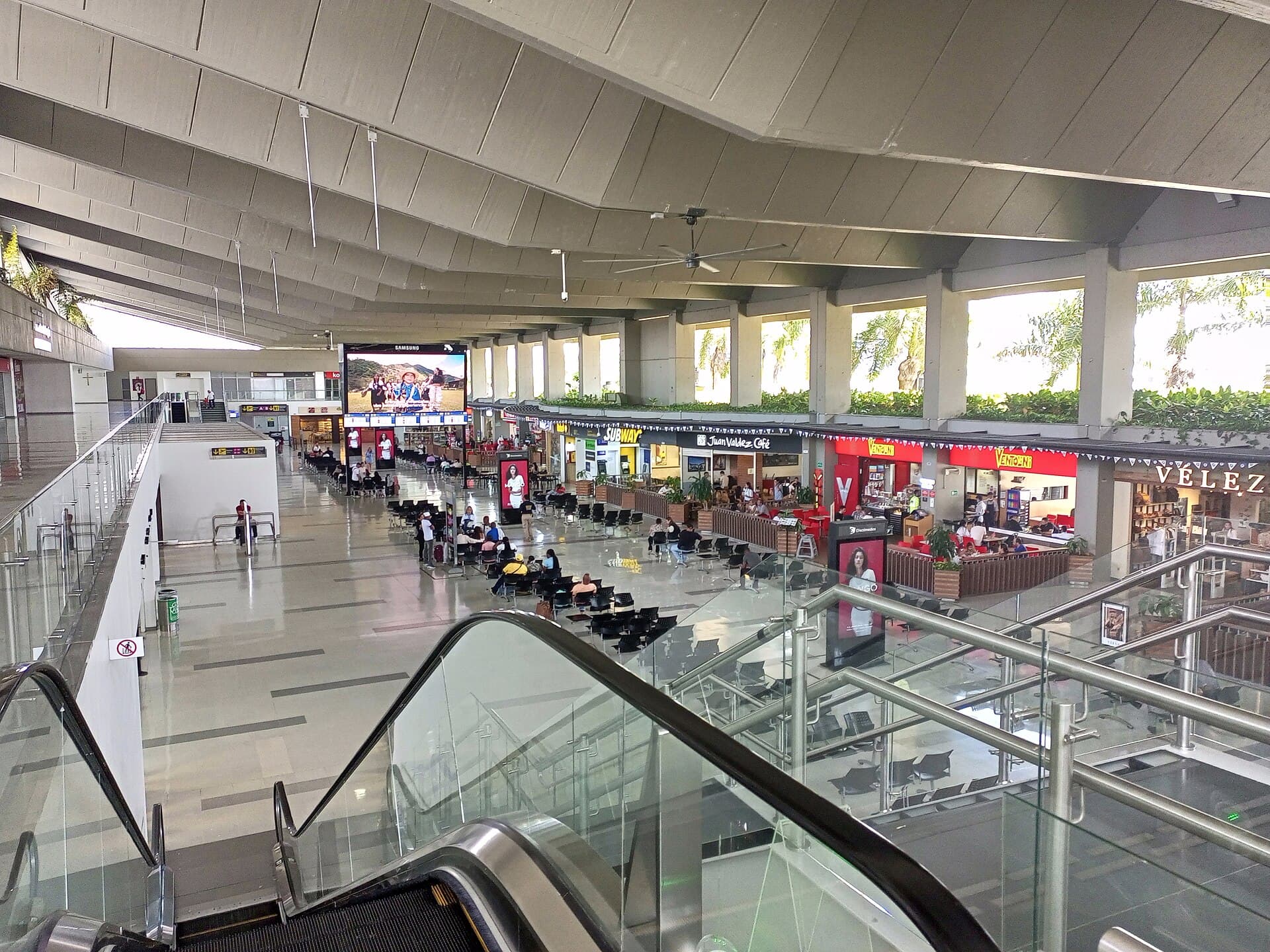 Terminal of Alfonso Bonilla Aragón International Airport near Palmira