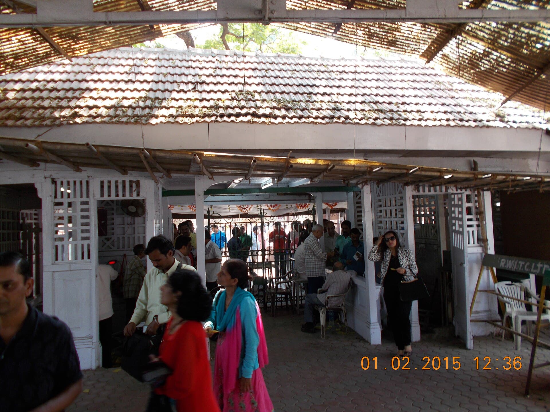 Entrance gate of Mahalaxmi Racecourse with the Royal Western India Turf Club sign, Mumbai