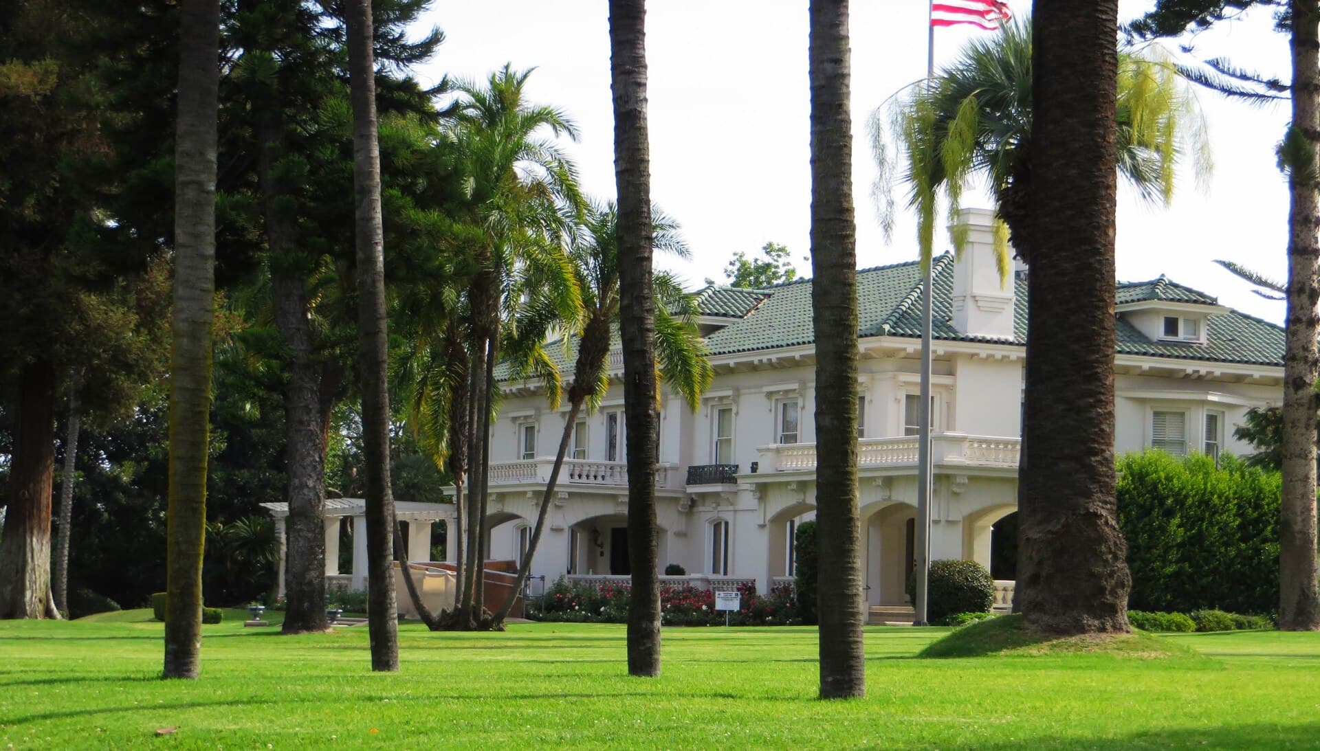 The Tournament House (Wrigley Mansion) on South Orange Grove Boulevard, Pasadena