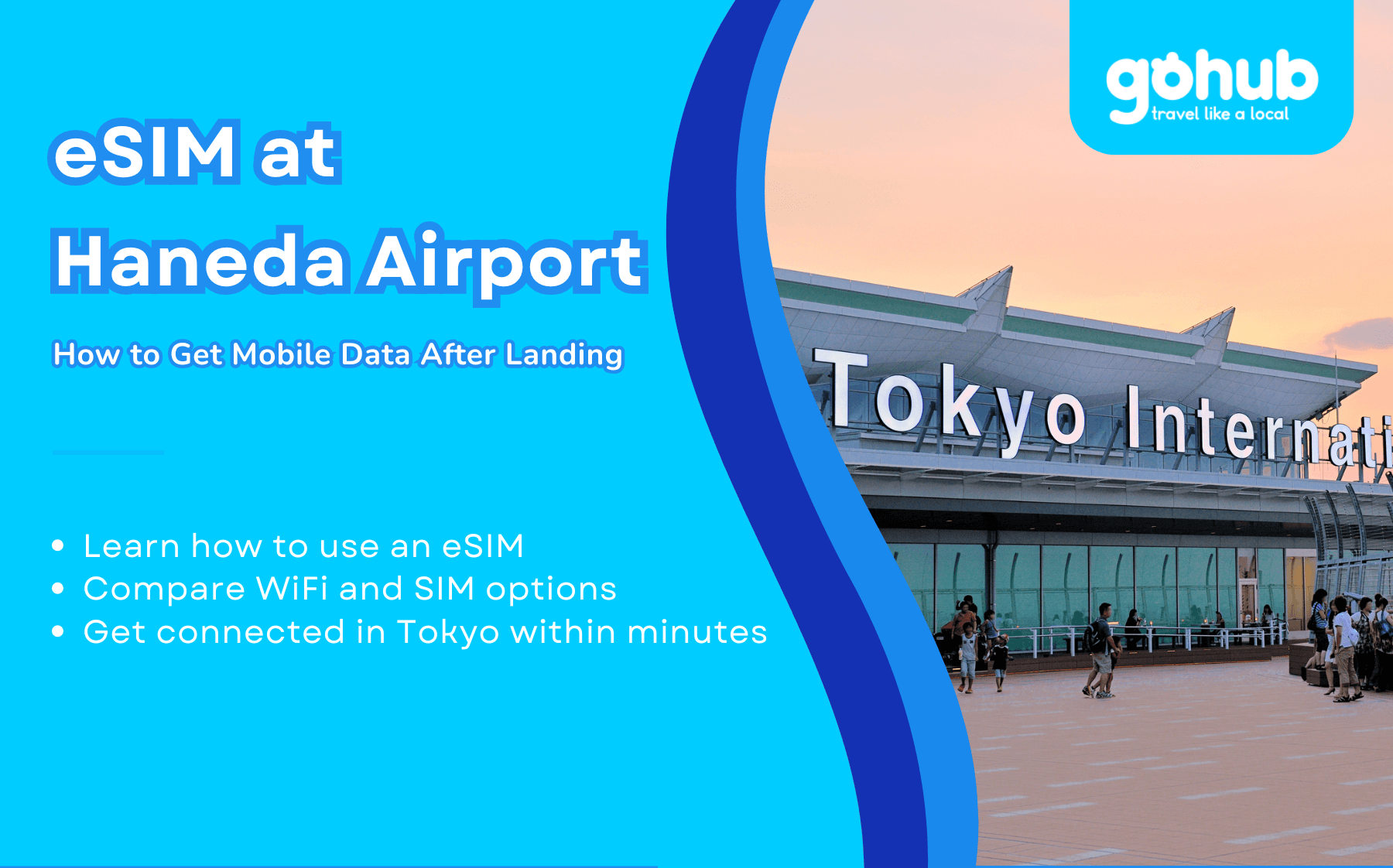 eSIM at Haneda Airport: How to Get Mobile Data After Landing