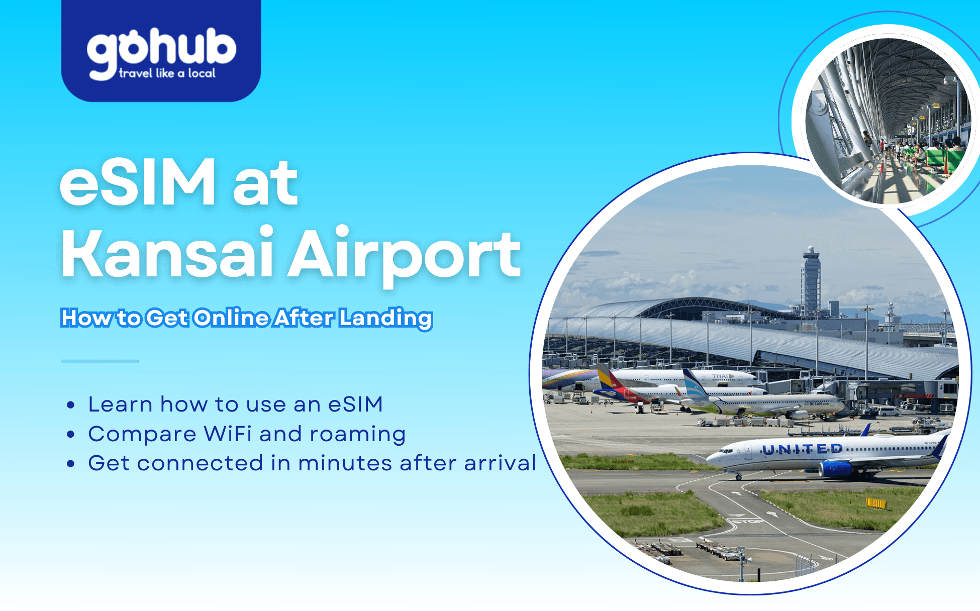 eSIM at Kansai Airport: How to Get Online After Landing
