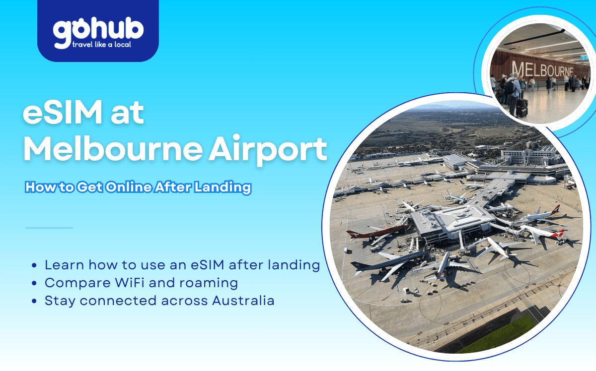 eSIM at Melbourne Airport: How to Get Online After Landing