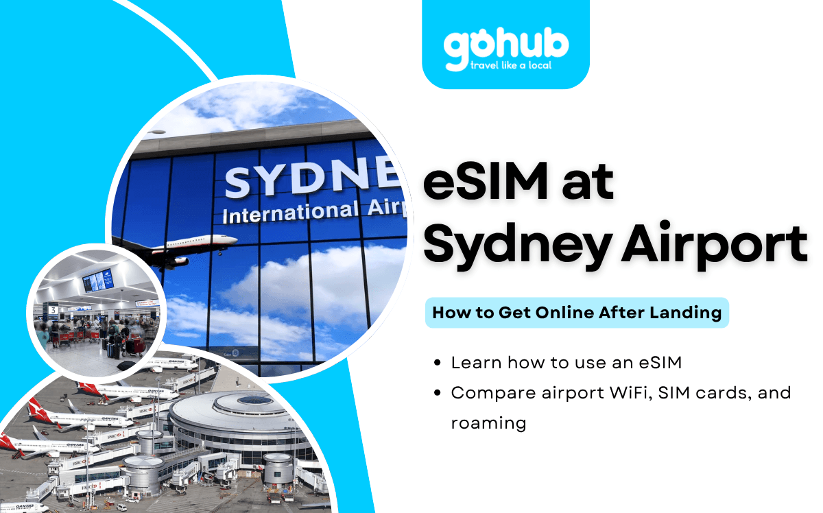eSIM at Sydney Airport: How to Get Online After Landing