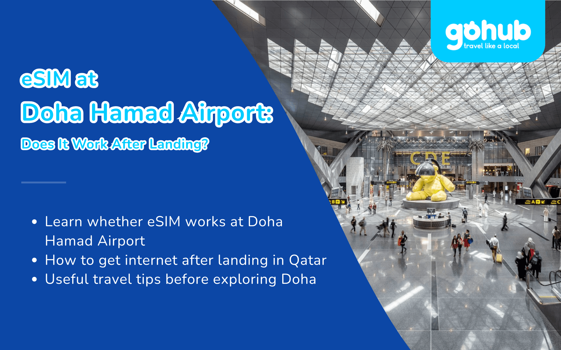 eSIM at Doha Hamad Airport: Does It Work After Landing?