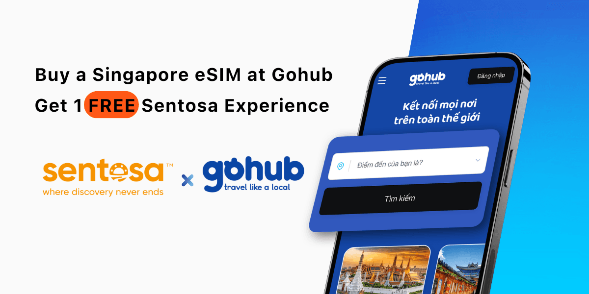 Hot Deals, Cool Trip: Enjoy your FREE Sentosa Attractions Ticket with Gohub Singapore eSIM