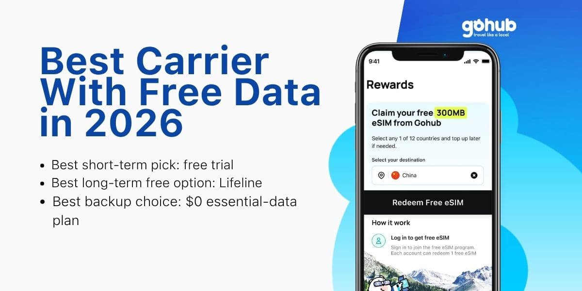 Best Carrier With Free Data in 2026