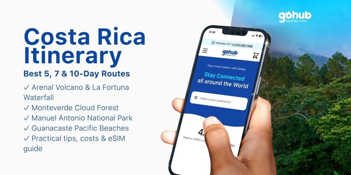 Costa Rica Itinerary: Best 5, 7 & 10-Day Routes