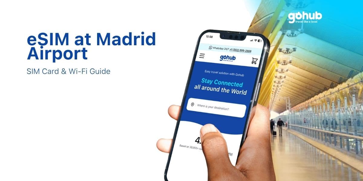 eSIM at Madrid-Barajas Airport (MAD): Get Online the Moment You Land