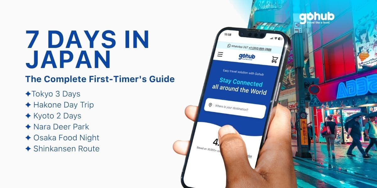 Japan Itinerary 7 Days: The Perfect First-Timer's Guide (2026)