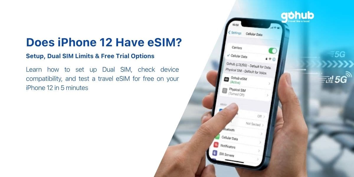 Does iPhone 12 Have eSIM? Setup, Dual SIM Limits and Free Trial Options