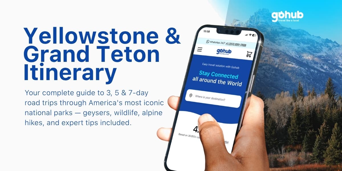 Yellowstone & Grand Teton Itinerary 2026: 3, 5 and 7 Days