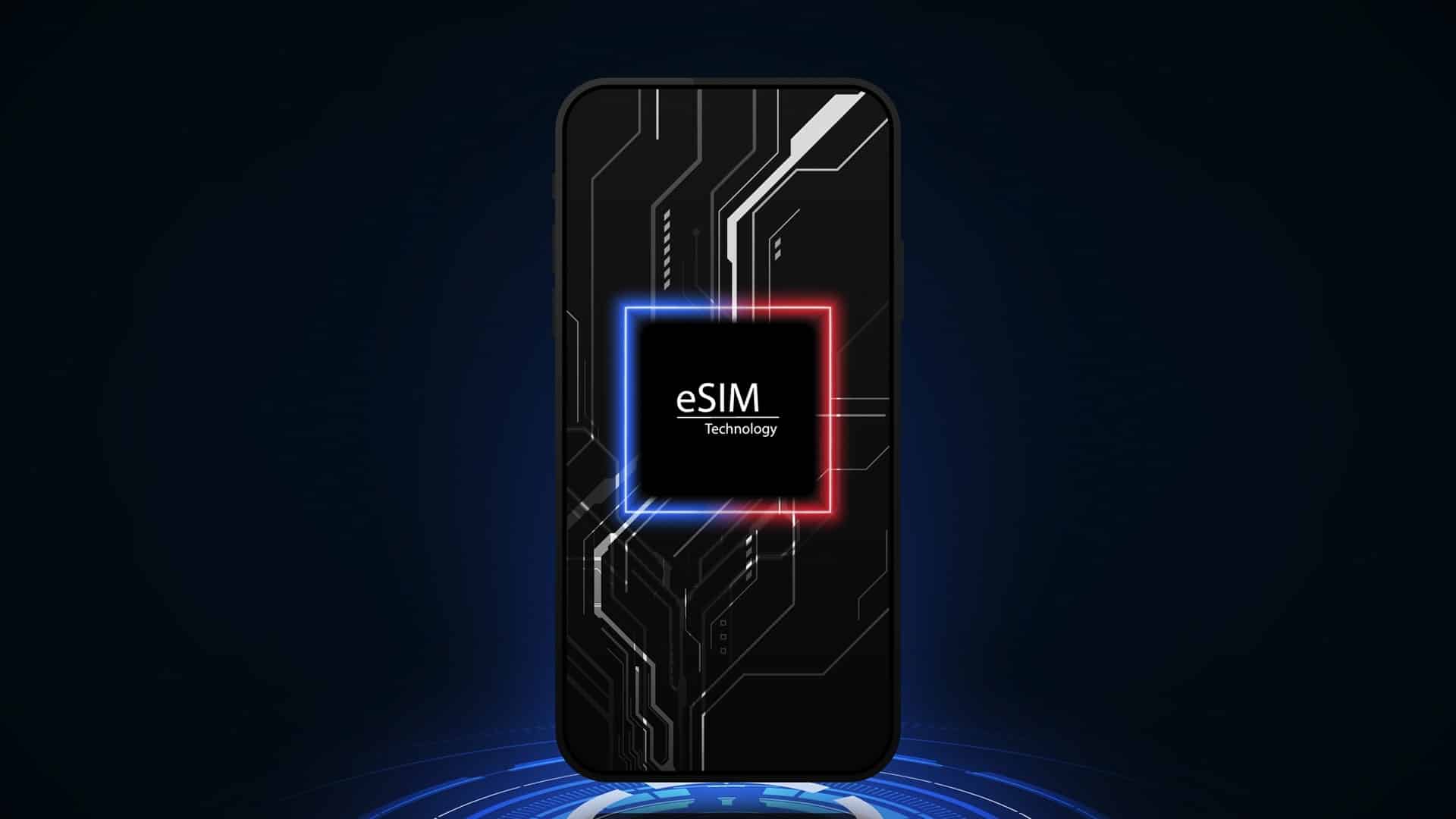 eSIM is a new type of SIM card embedded directly into the hardware of your phone.