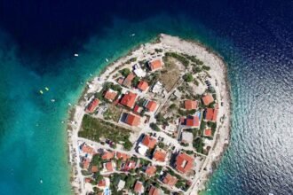 Stunning Croatian coastal road, one of the best European road trip destinations