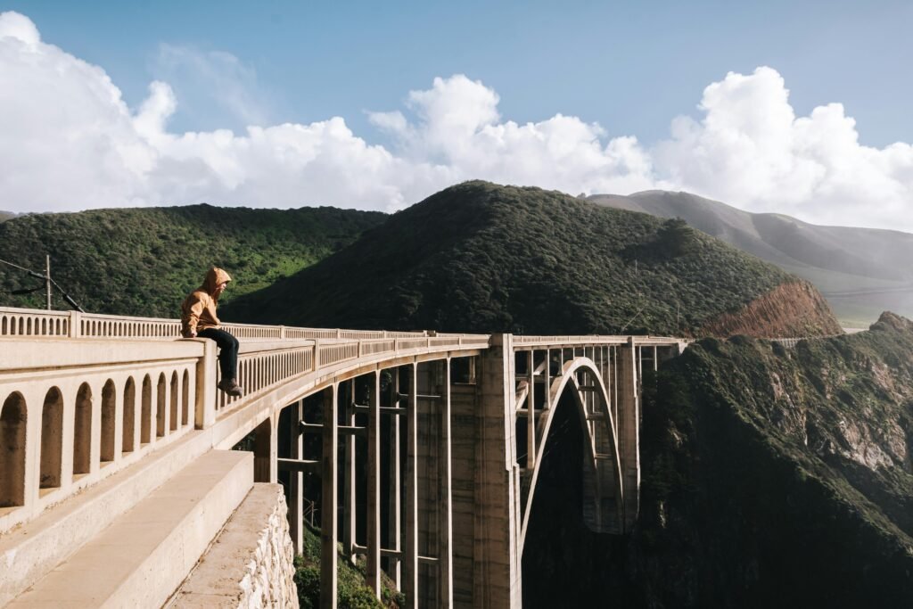Bixby Bridge on Pacific Coast Highway, one of the best road trip destinations in the USA"