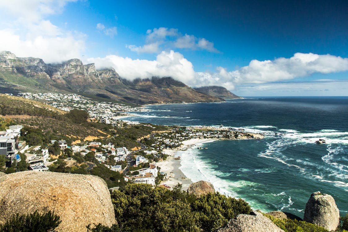 Things to do in Cape Town - Camps Bay beach with mountain backdrop