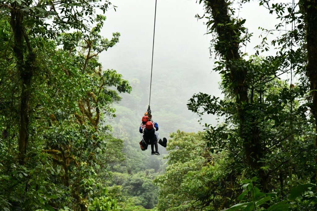 costa-rica-rainforest rainforest canopy in Costa Rica, a prime April destination for nature lovers