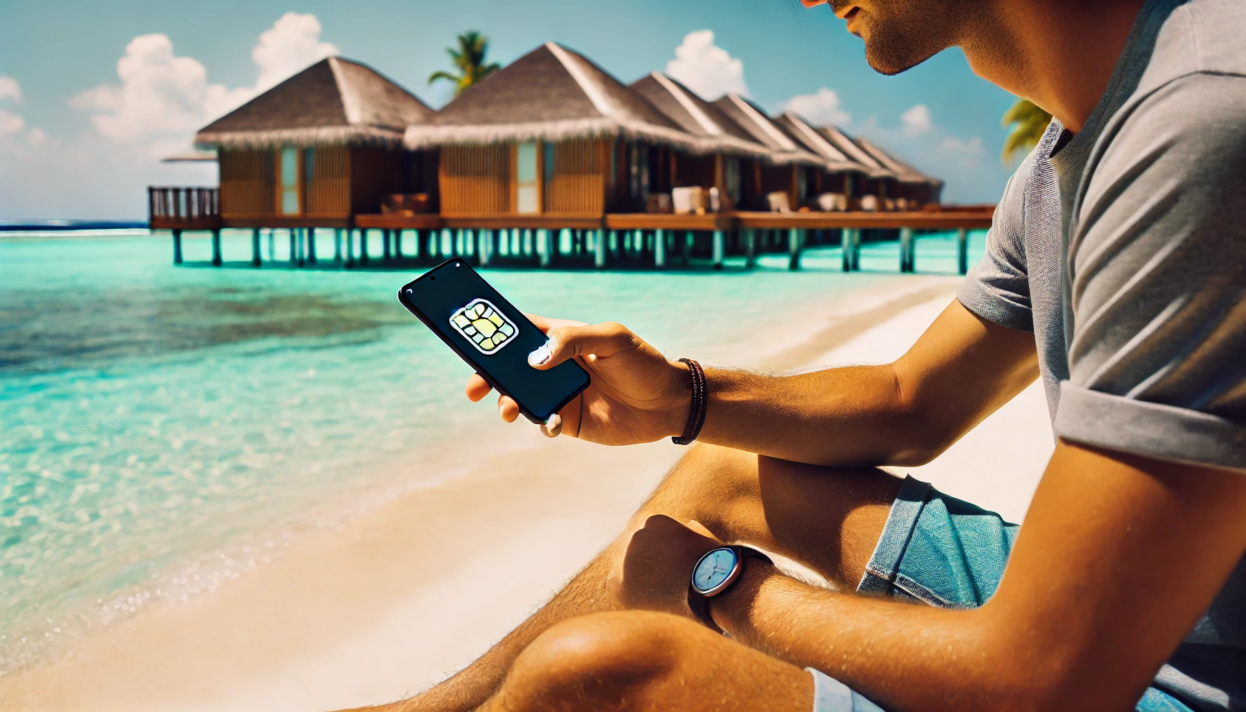 Staying connected during the best time to visit Maldives with reliable internet