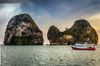 Phuket and Krabi with its ideal dry weather conditions