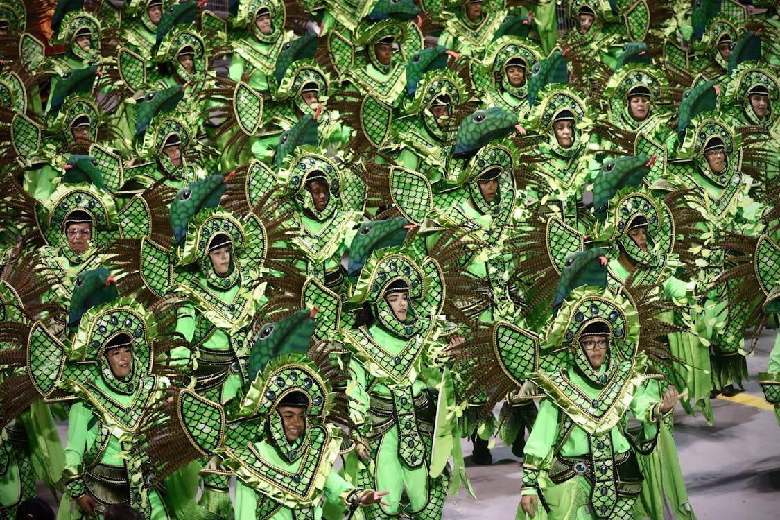 Best destinations to visit in February for festivals showing Rio Carnival