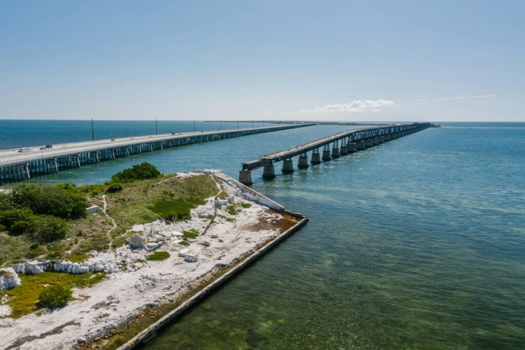 Seven Mile Bridge on the Florida Keys Overseas Highway, one of America's iconic routes to explore