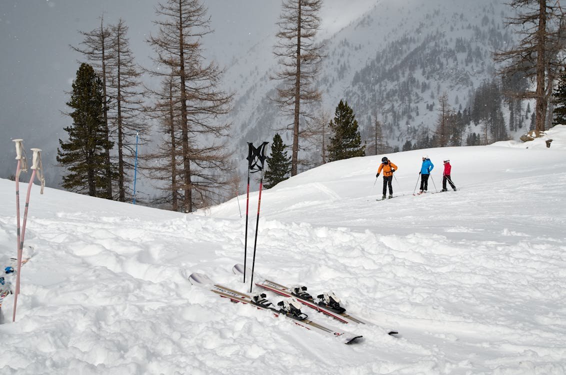 Best destinations to visit in February for winter sports showing Alpine slopes