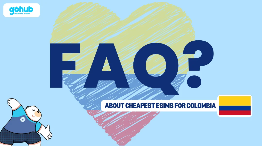 FAQs about cheapest esims for Colombia