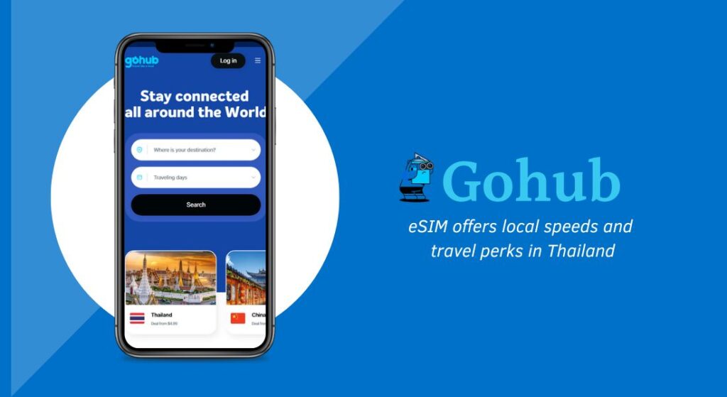 Gohub - best eSIM for tourists in Thailand