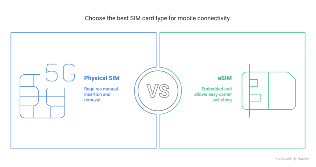 eSIM vs. Physical SIM