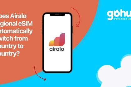 Does Airalo regional eSIM automatically switch from country to country?