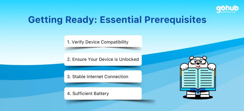 How to Install eSIM on Android getting ready