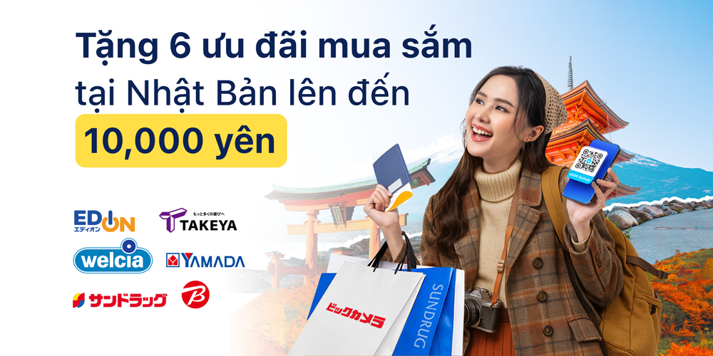 Ưu Đãi Độc Quyền eSIM Nhật Bản Từ Gohub x KDDI